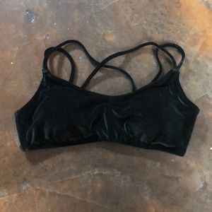 Velvet Scoop Bikini Top